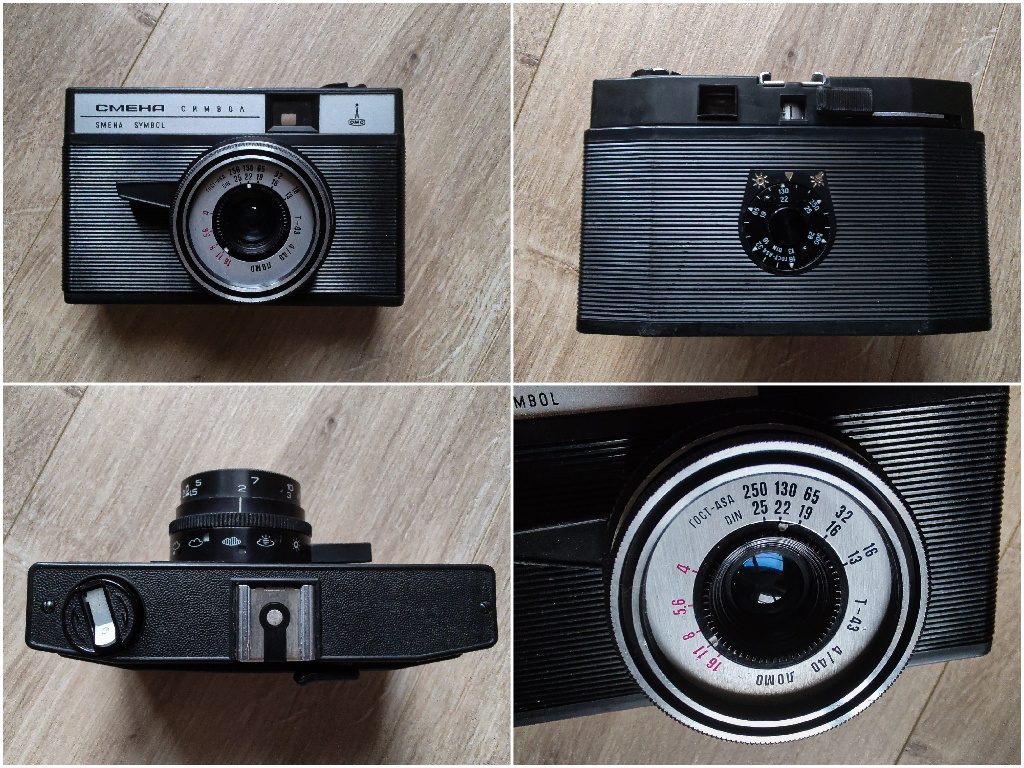 Retro fotoaparát SMENA SYMBOL na kinofilm 35mm
