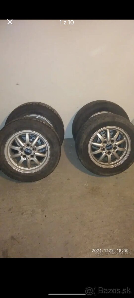 Pneu na elektrónoch BMW 205/60 R15 - 7Jx15 ET47