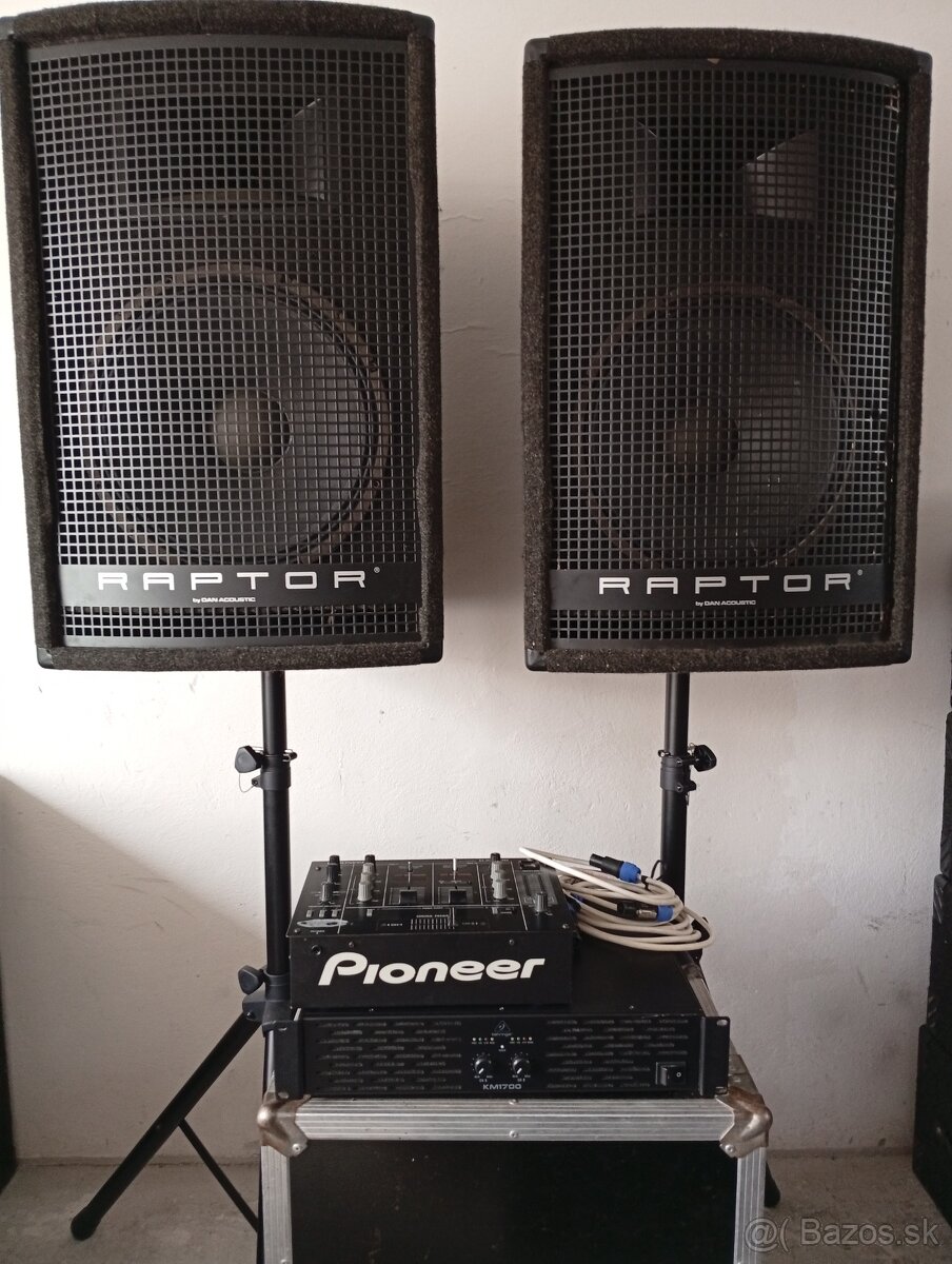 Kompletná aparatúra 2x500W RMS