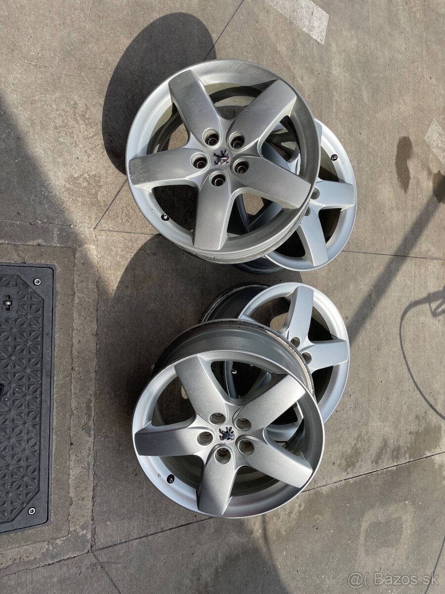 Original peugeot kolesa speedline 5x108 r17 7j et48