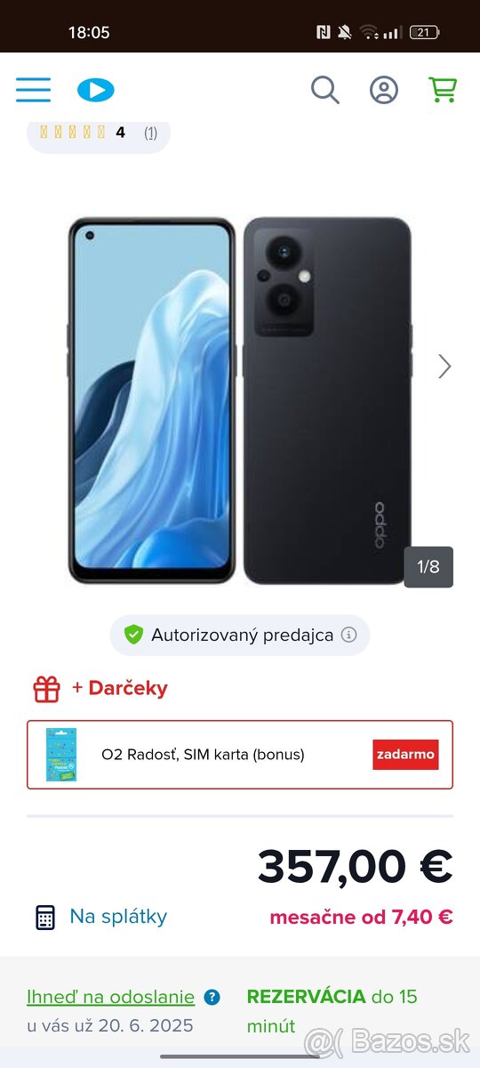 Oppo Reno 7lite 5g