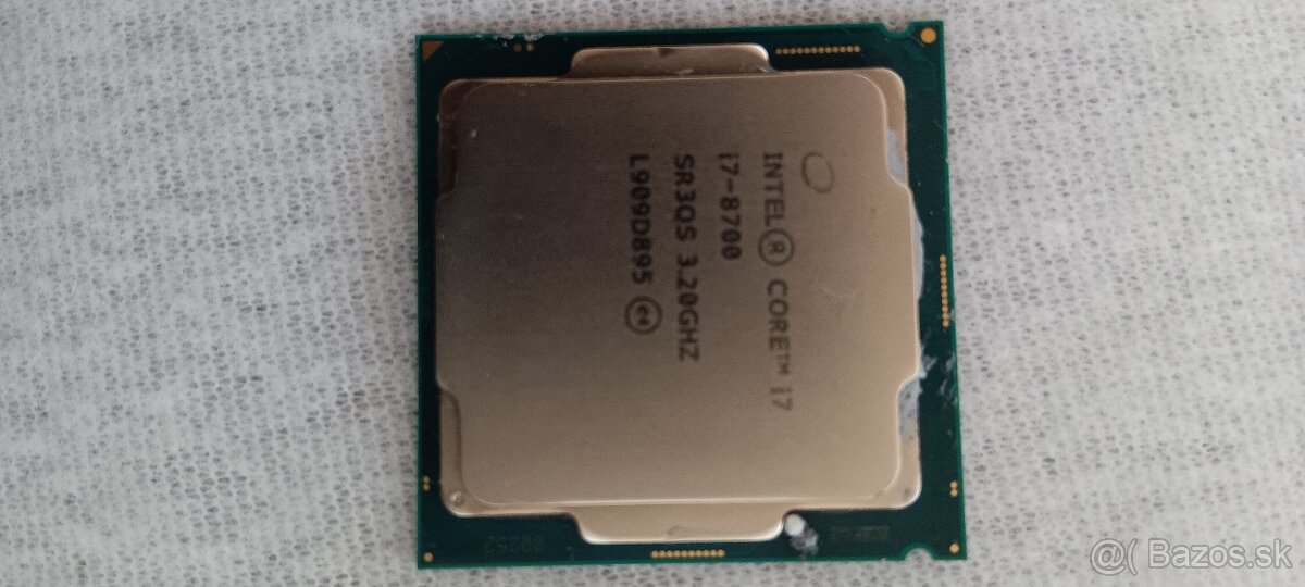 Na predaj core i7 8700 3.20Ghz