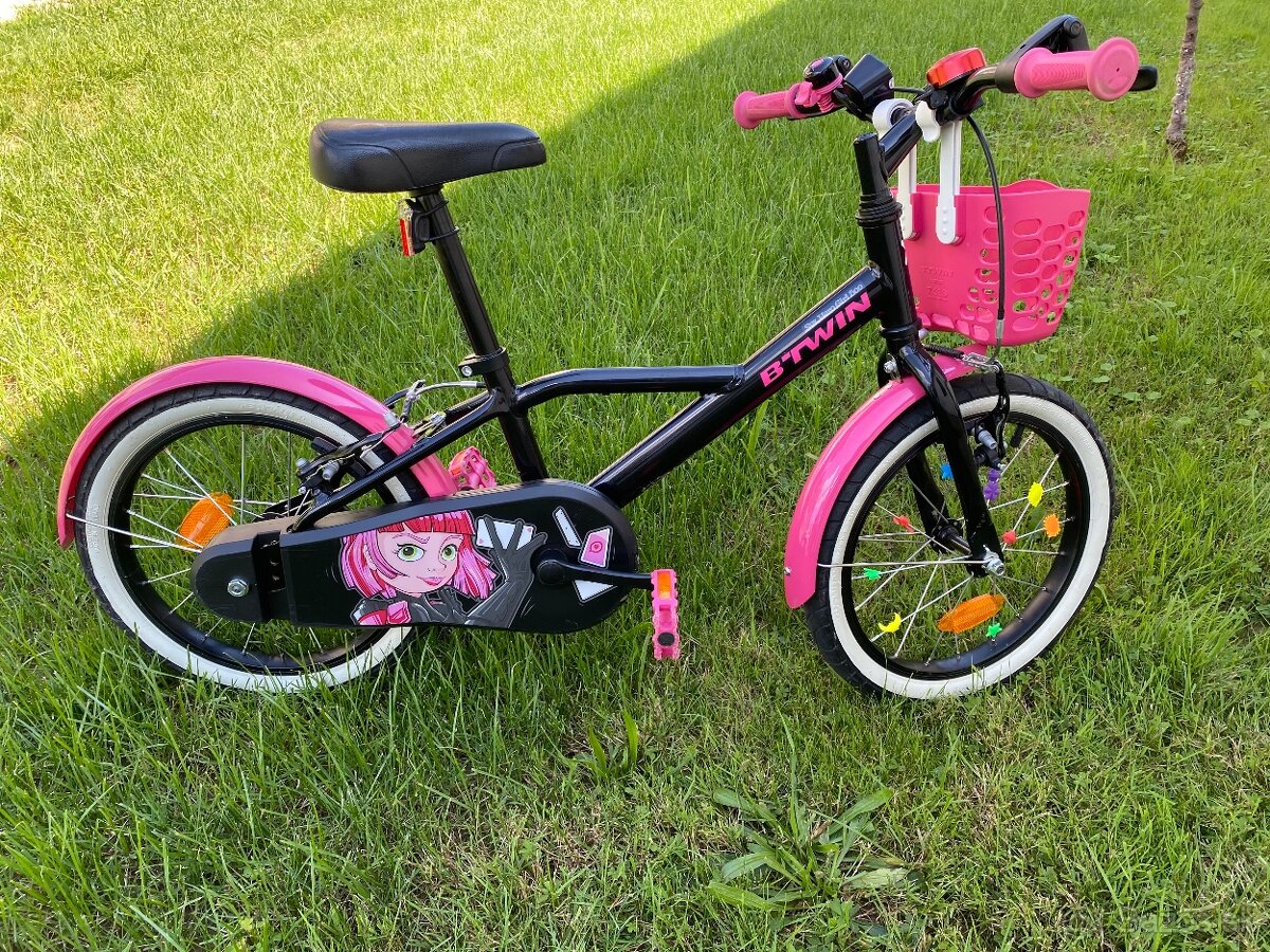 Predám detský bicykel B’TWIN SPY HERO GIRL 500 16”