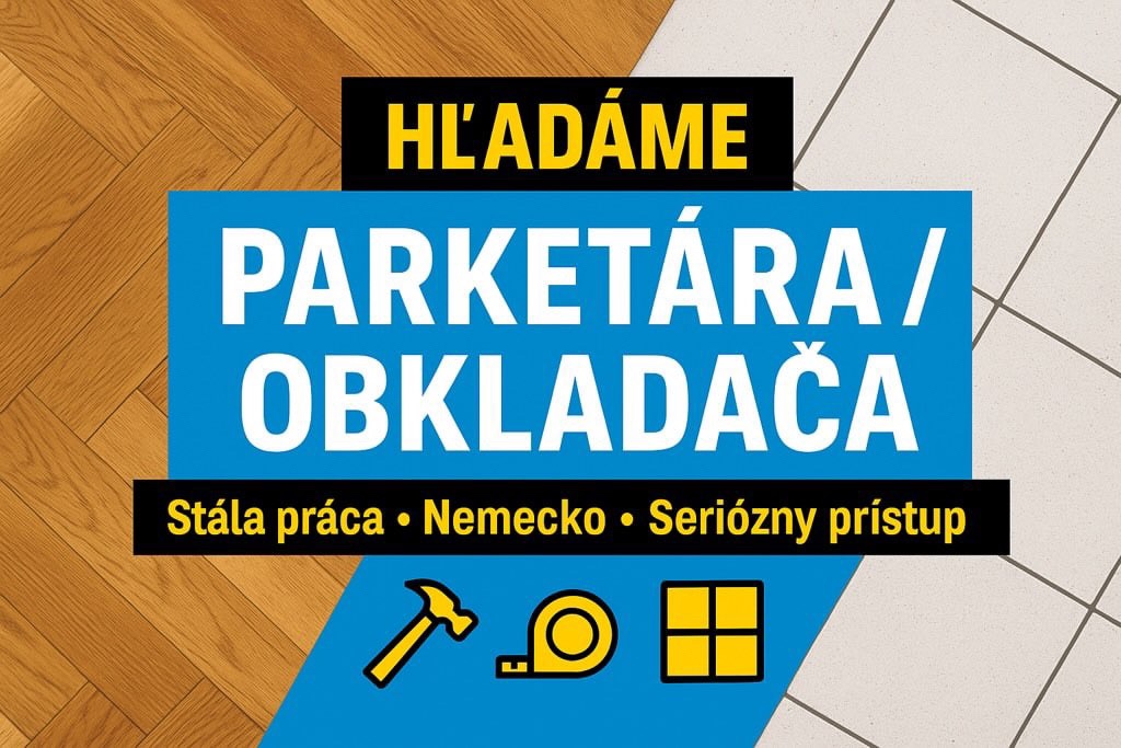 ‼️ SÚRNE hľadáme podlahárov//Nemecko ‼️