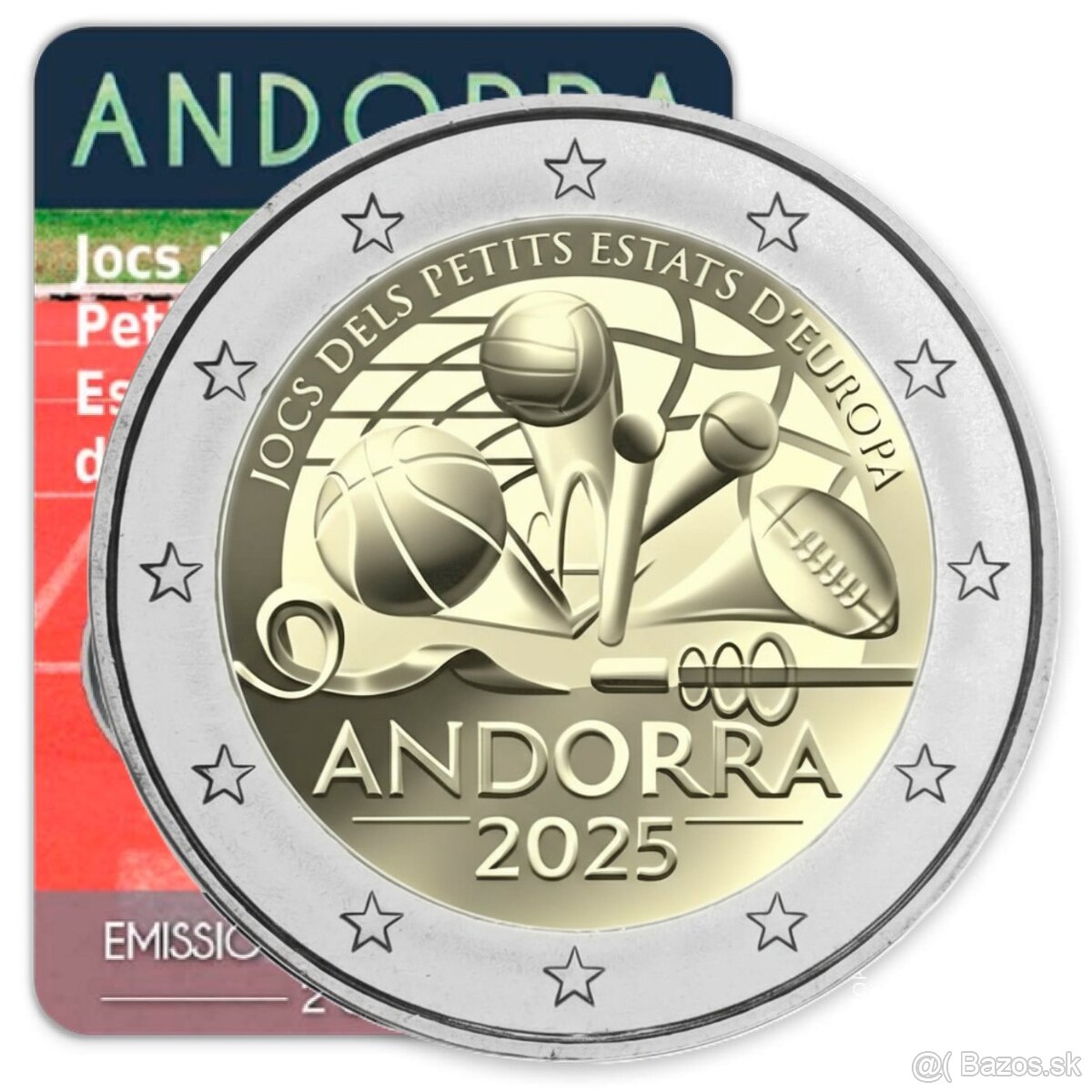 2 euro mince Andorra 2025