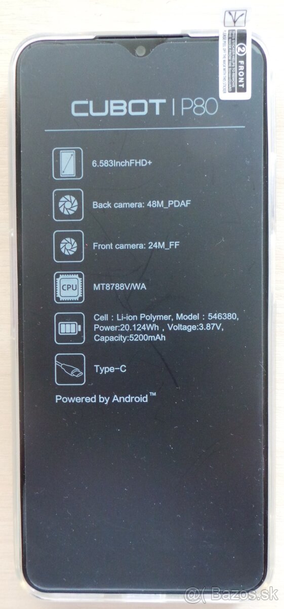 NOVY  CUBOT P80 16GB/256GB