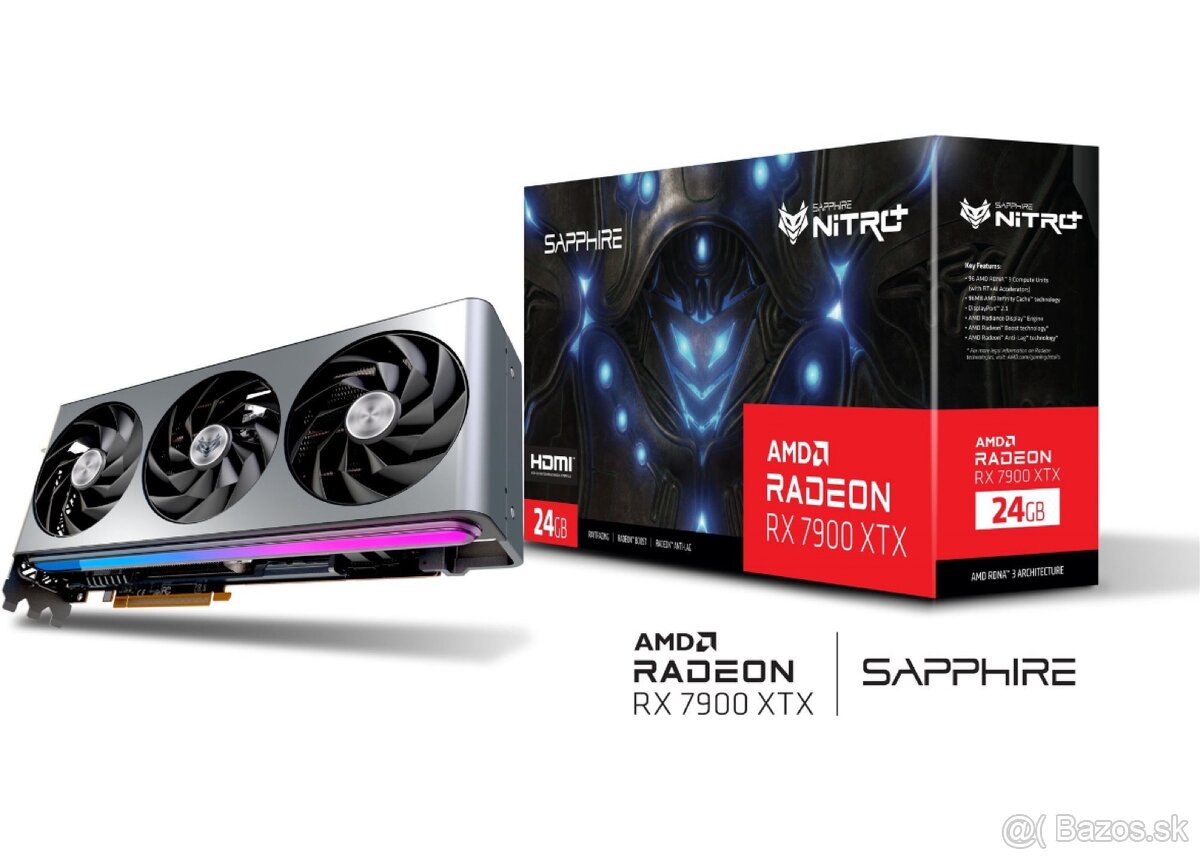 SAPPHIRE NITRO+ AMD Radeon RX 7900 XTX Vapor-X 24G