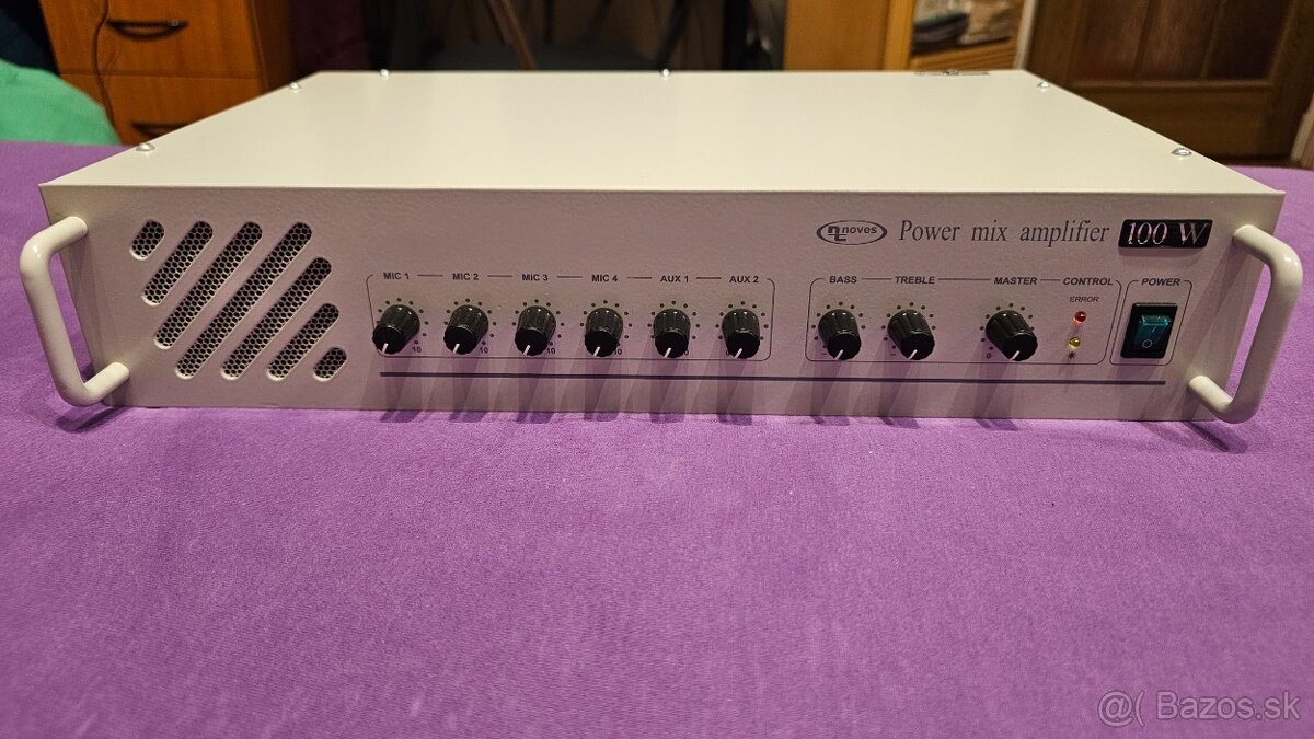 Mixážny zosilňovač PAA 206 plus reprobedne.