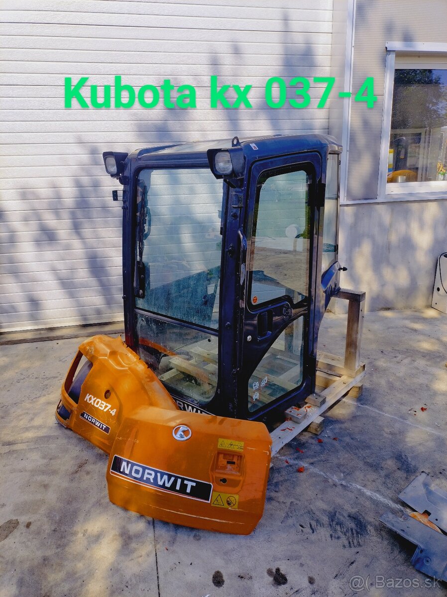 Kabína Kubota kx37-4