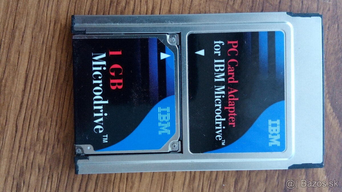 Predám funkčný Microdrive IBM 1GB s radičom