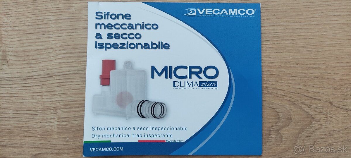 Podomietkovy sifón pre klimatizaciu