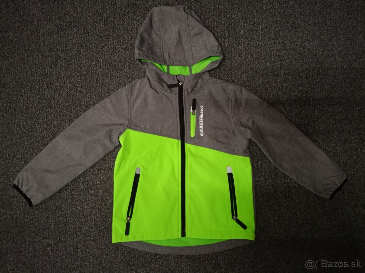 Softshellová bunda veľkosť 122