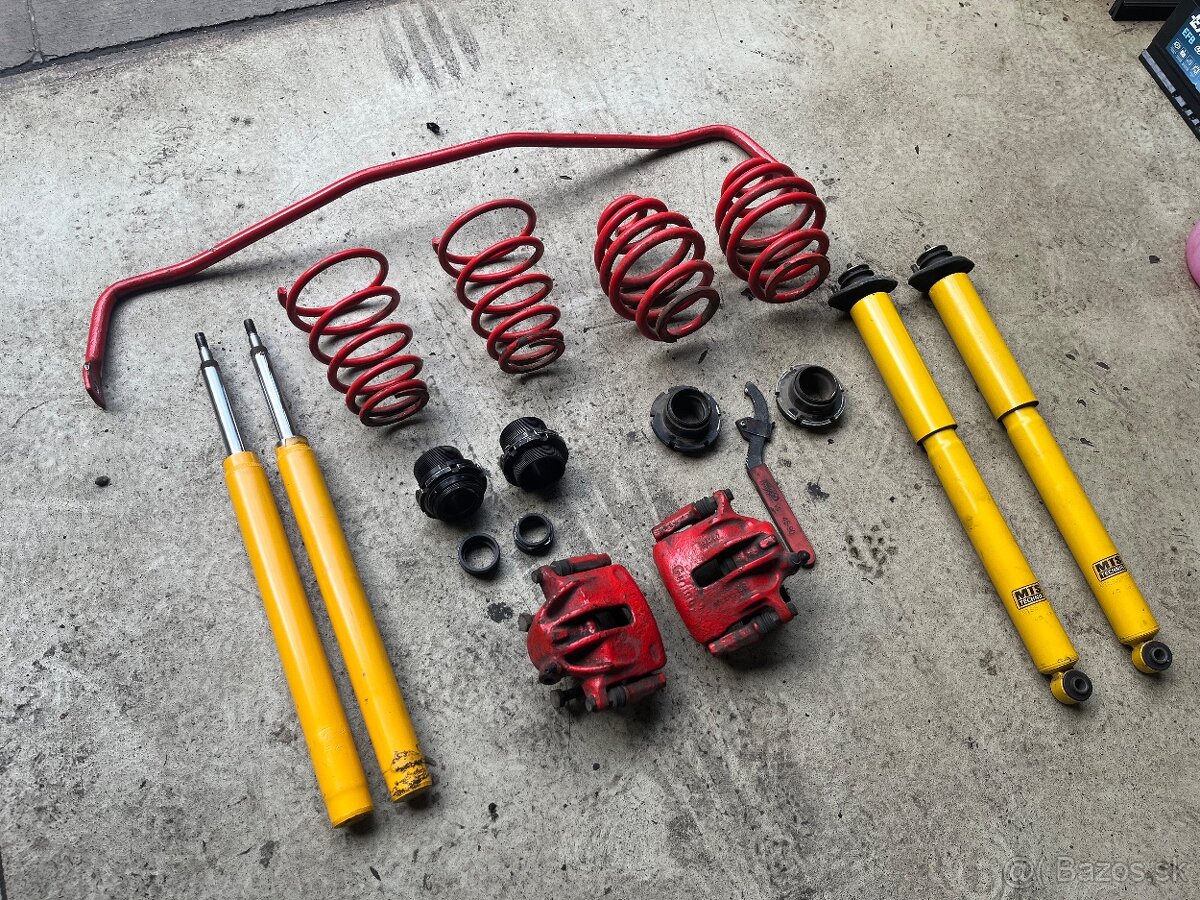Diely E30, dif, podvozok, brzdove strmene