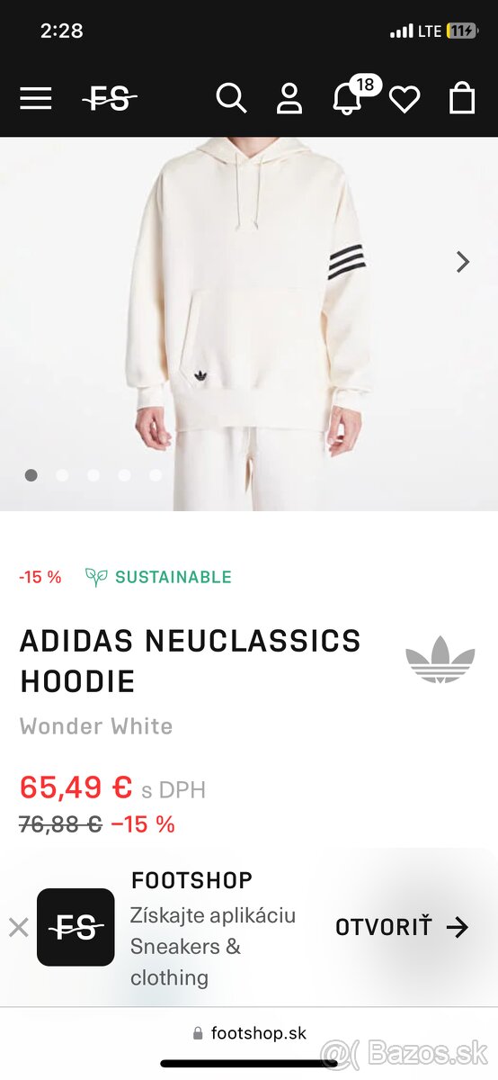 Pánska mikina adida