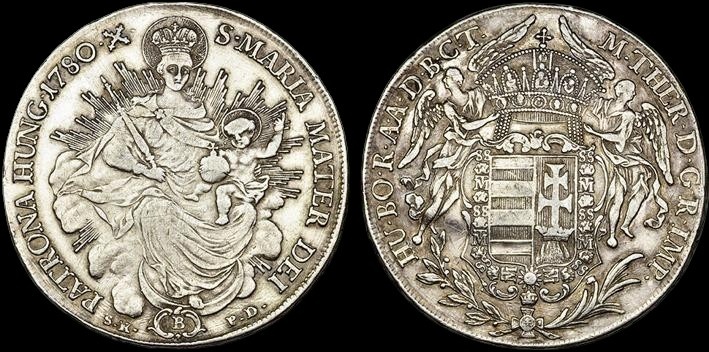 Marie Terezie - Tolar 1780 B