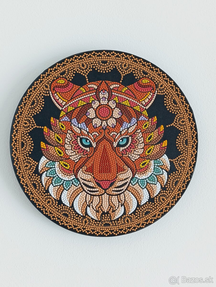 Mandala obraz z diamantov( hotový )