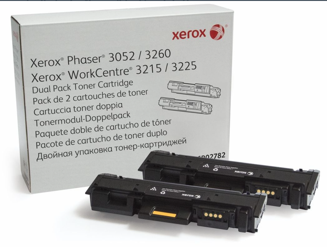 Nové 2x Toner Xerox 106R02782 (3052, 3260, 3215, 3225)