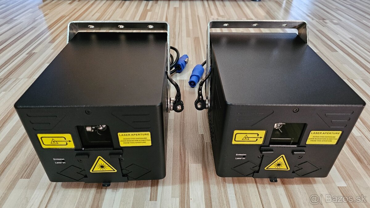 Plnofarebný RGB laser 8,4 W / ILDA / DMX / Nový v záruke