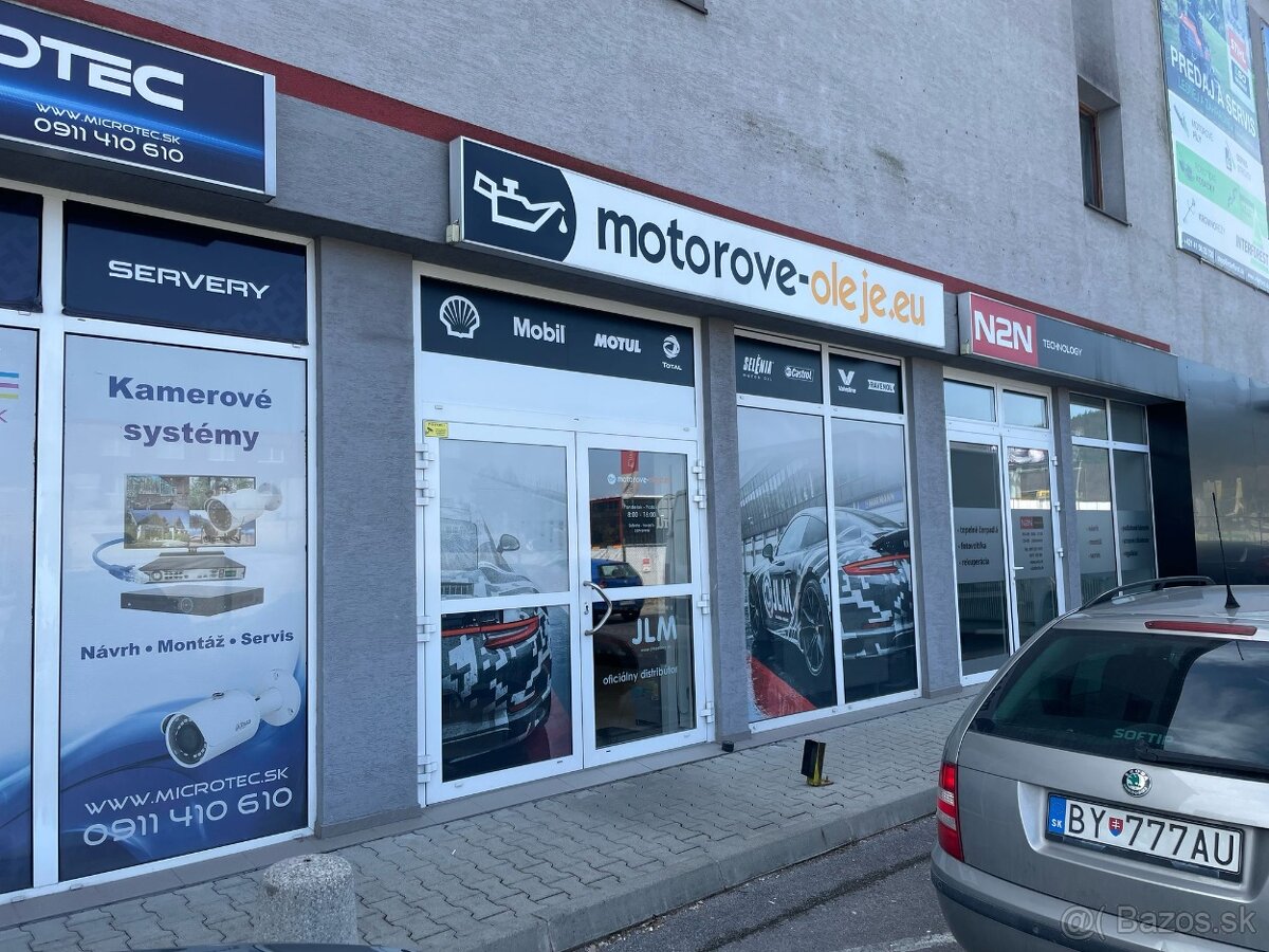 Obchodné priestory o výmere 64m2