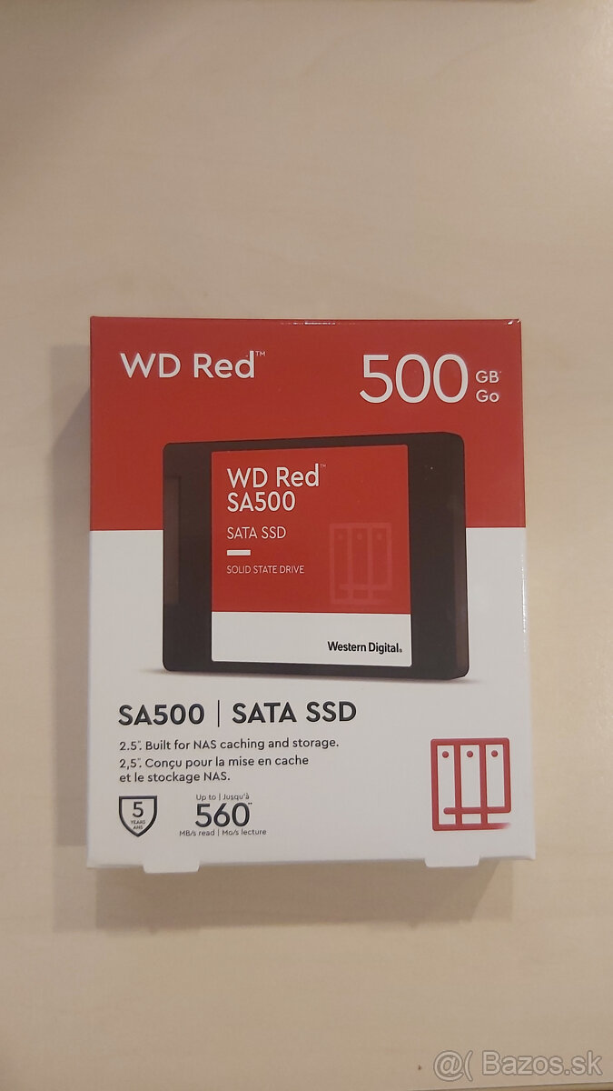Western Digital Red SA500 500GB 3x