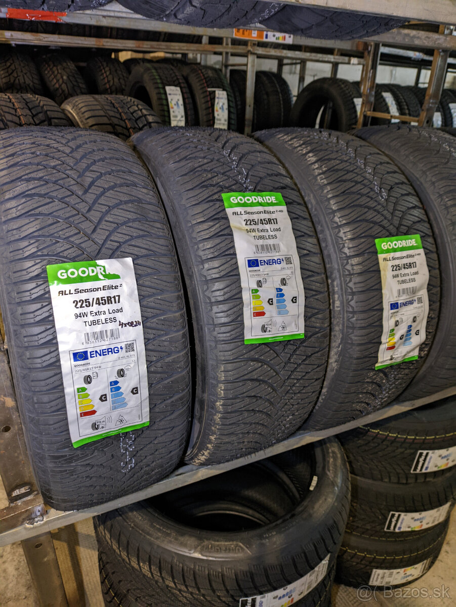 Celoročné pneumatiky 225/45 R17 Goodride DOT0824