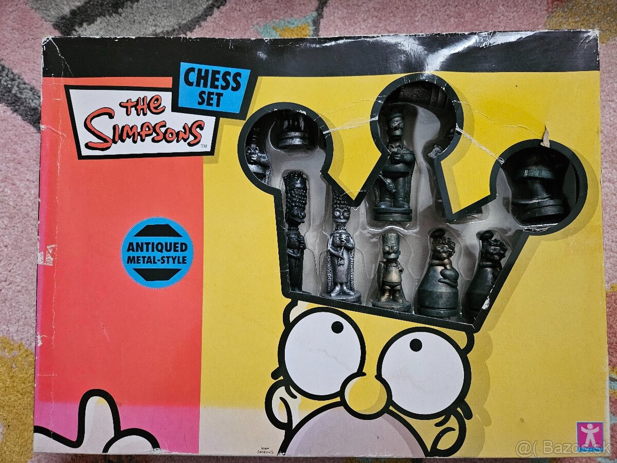 Šachy The Simpsons metal style