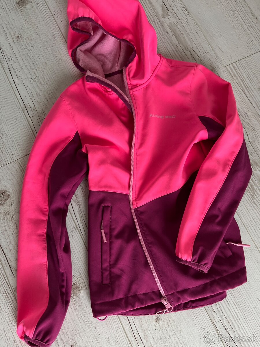 Alpine pro fleesova bunda 140