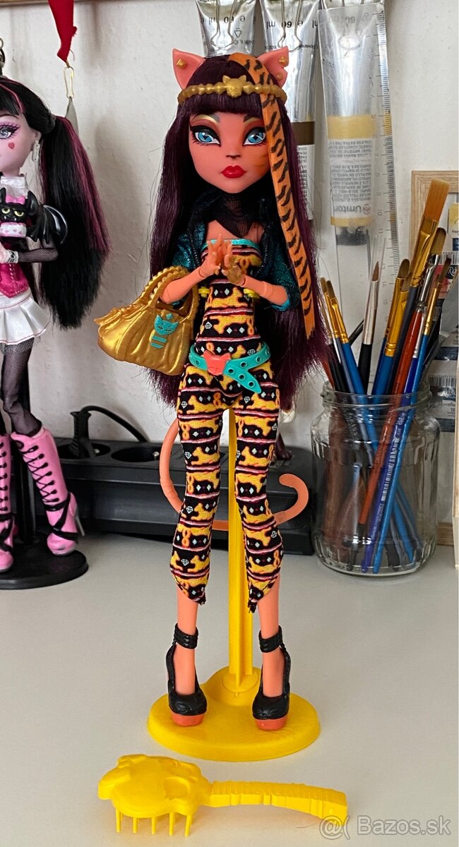 Monster High bábika Cleolei zo série Freaky Fusion
