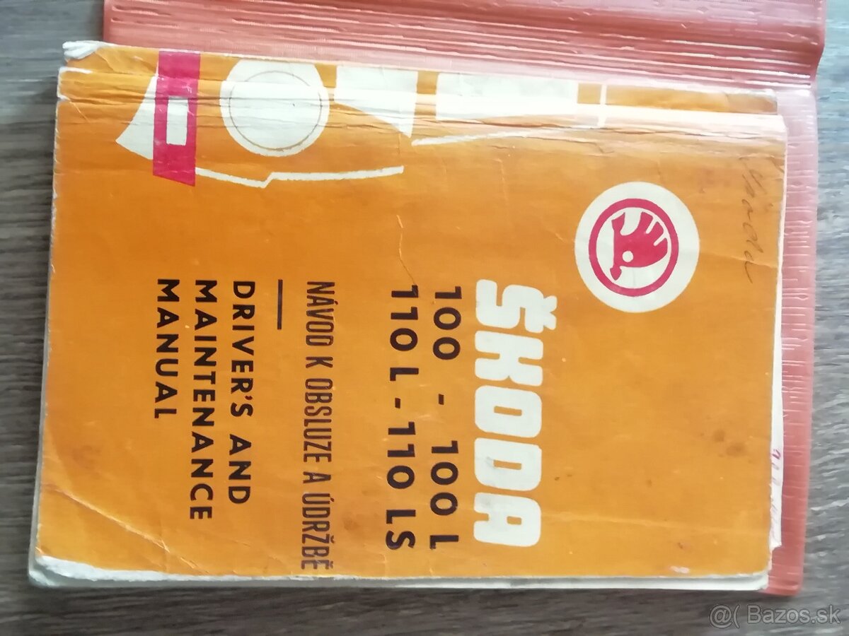Predam manuál knižku na škoda 100 MB