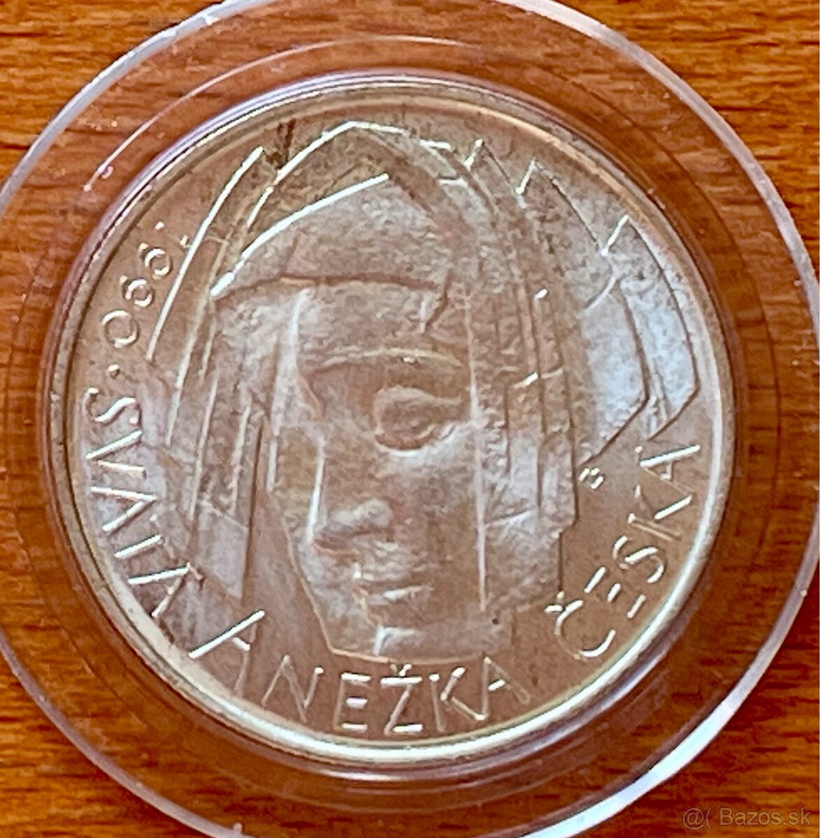 Svatá Anežka Česká 50 Kčs 1990 Ag