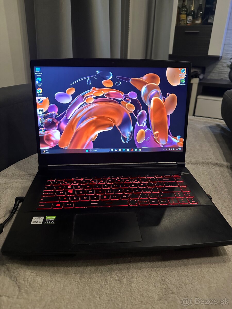 RTX 3060 MSI GF65 Thin herny notebook