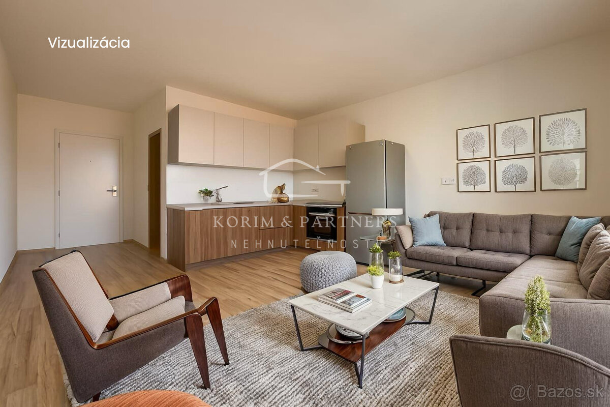 1 izbový apartmán B211 v Danubia Residence v Komárne