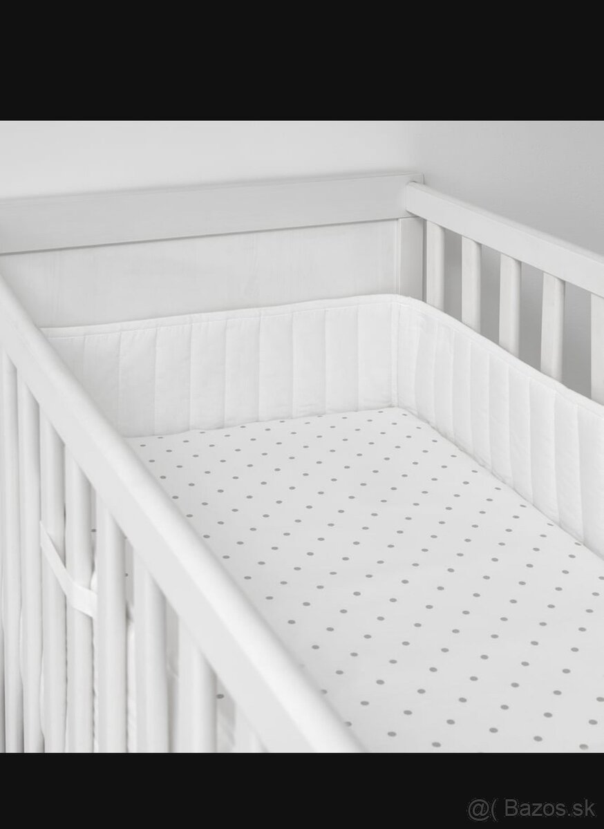 Mantinel/Chránič do detskej postielky Ikea