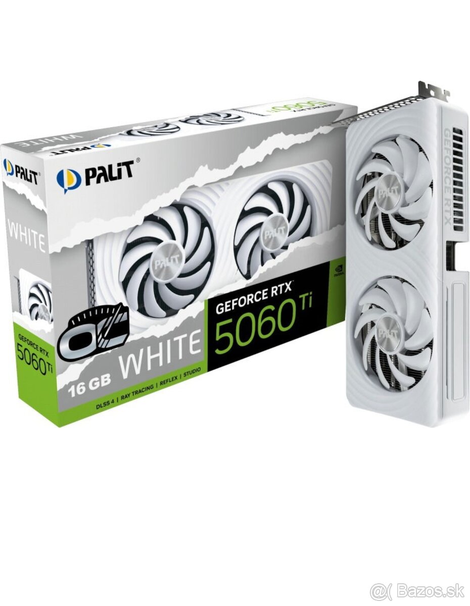 PALIT GeForce RTX 5060Ti WHITE OC 16GB