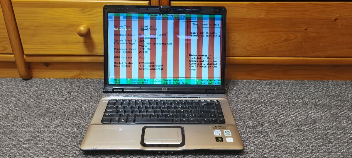 Predám notebook HP Pavilón Entertaiment 2CB7010GX10