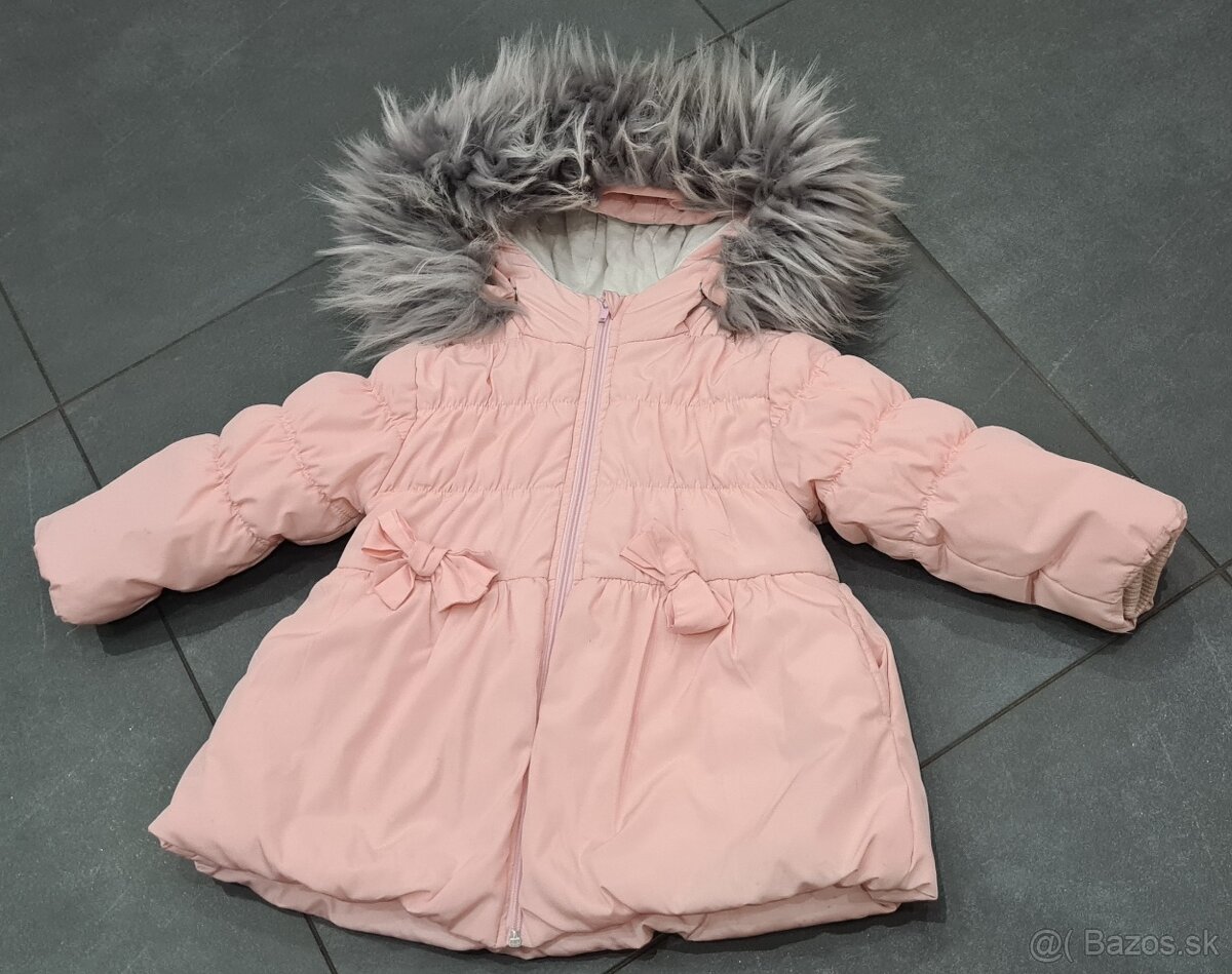 Dievčenská zimná bunda, veľkosť 92