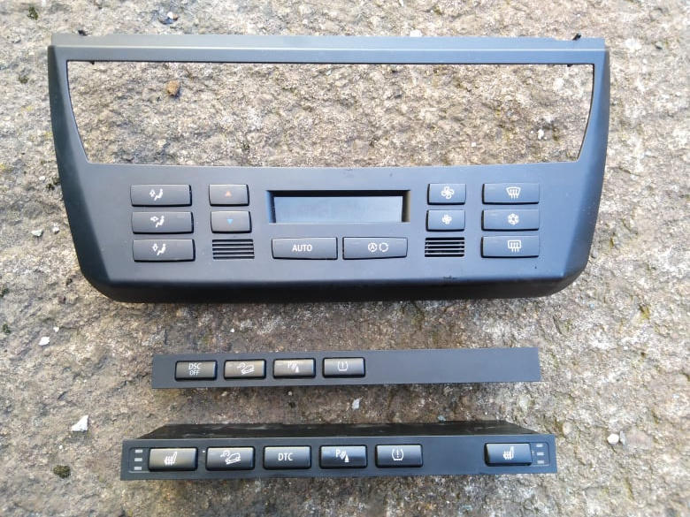 BMW X3 E83 panel klimatizácie, digitálne ovládanie