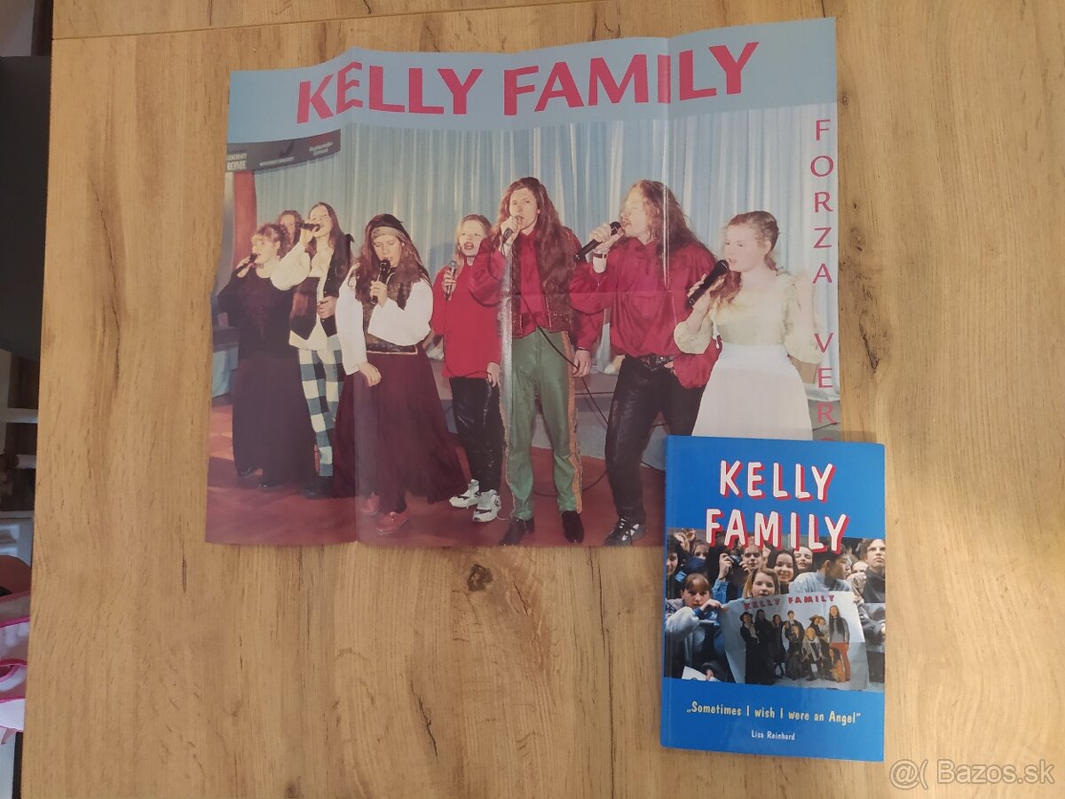 Kniha Kelly Family + plagát