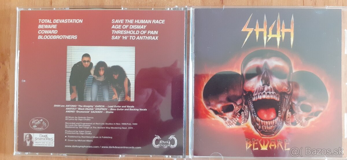 metal CD - SHAH - Beware