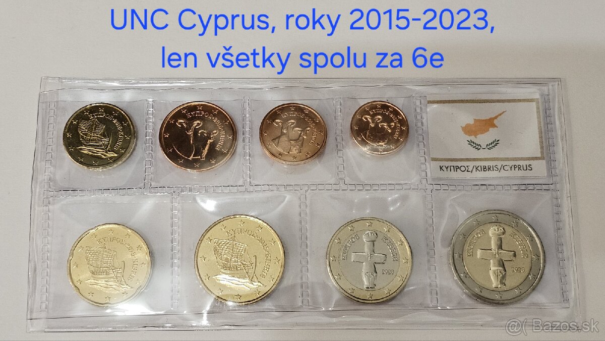 Set Cyprus UNC mix