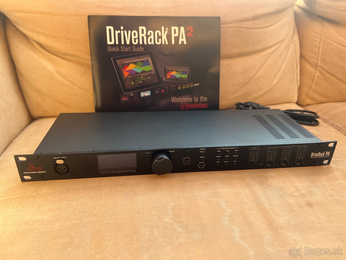 Predám DBX Driverack PA2 nový.