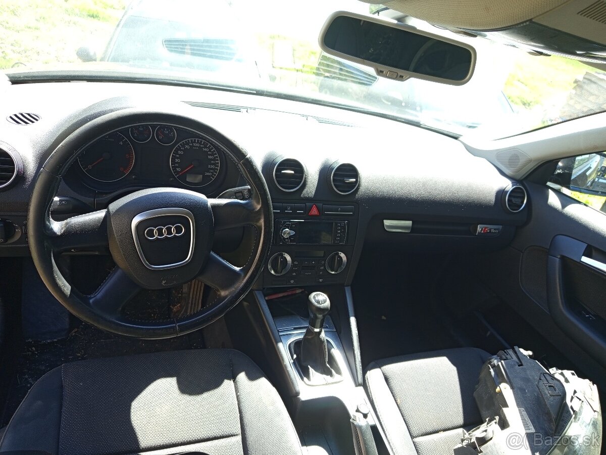 Rozpredám Audi A3 8P 1.9TDI 77KW BLS