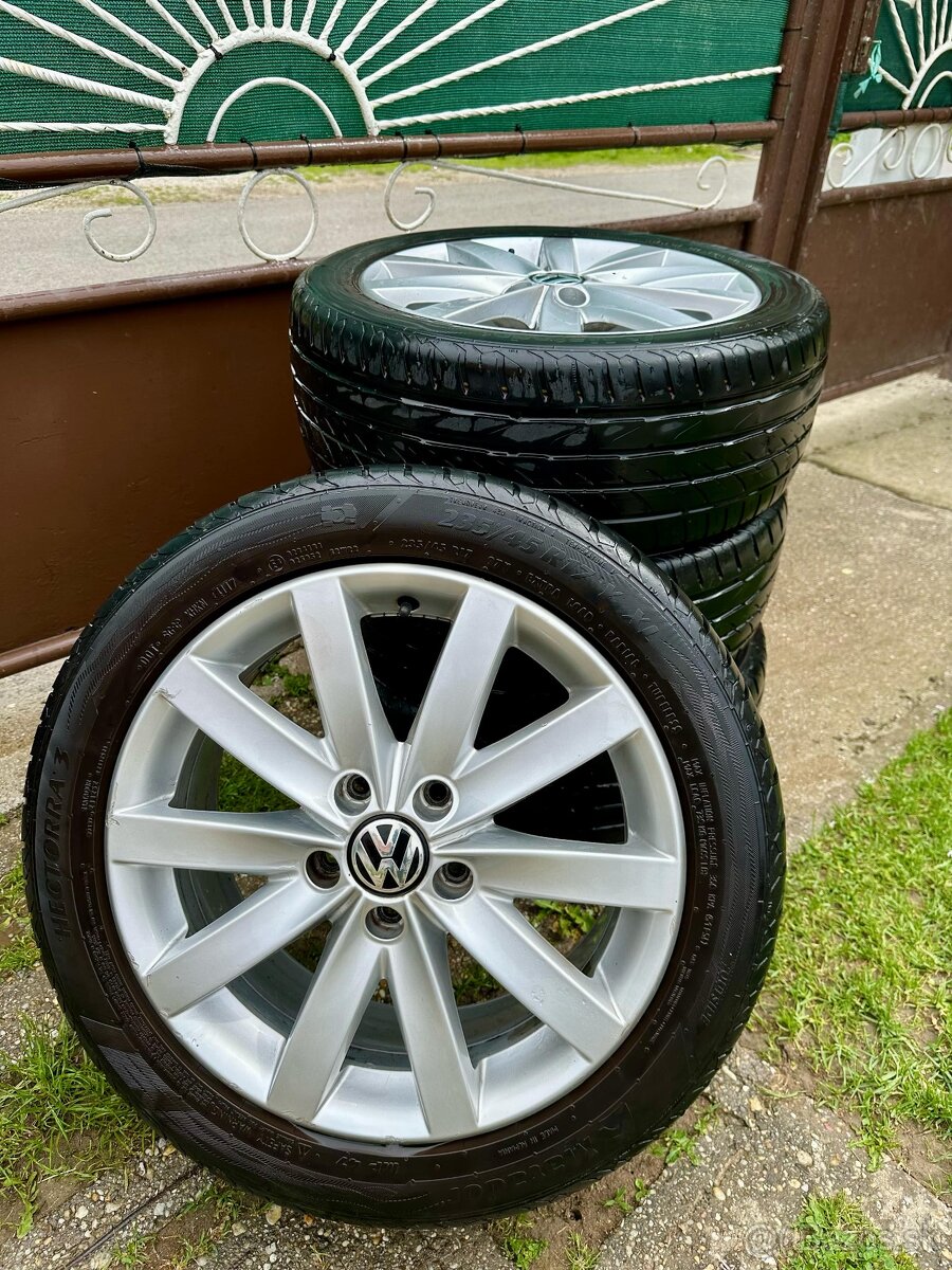 hliníkové disky, elektrony volkswagen r17 5x112