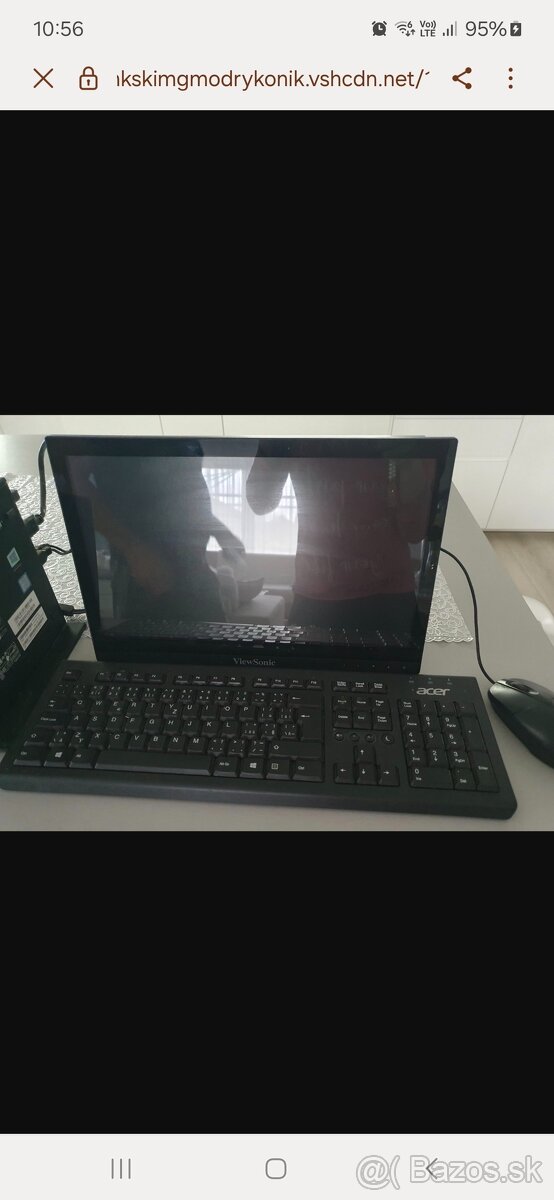 PC Acer Veriton N (VN4660G) + monitor ViewSonic TD