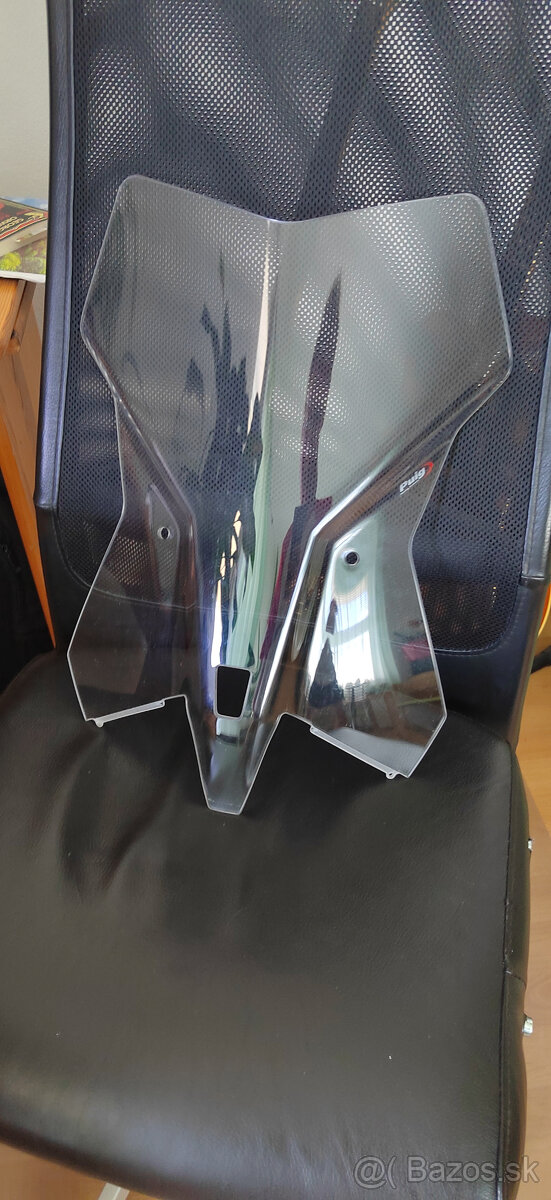 zvýšený štít na KTM adventure