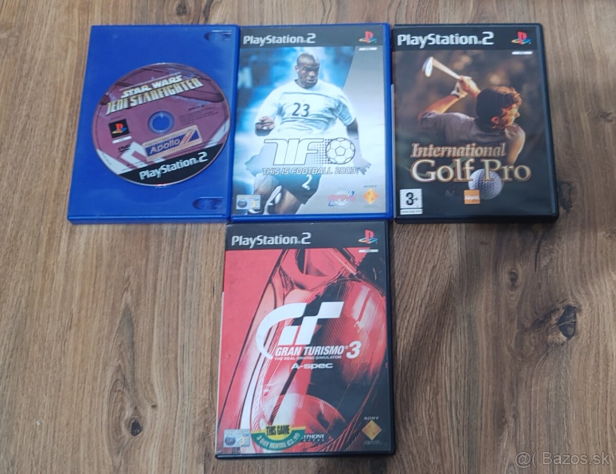 PS2 hry bez manuálu