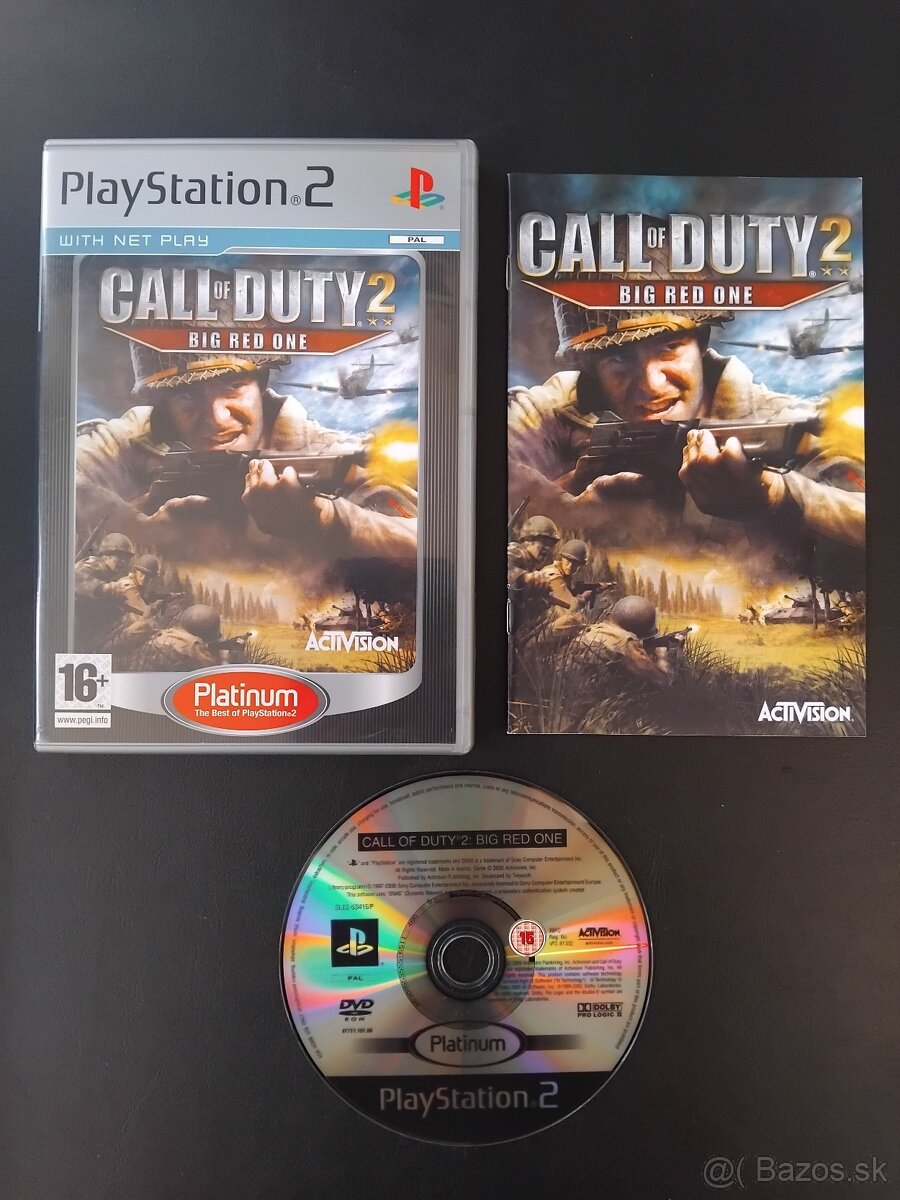Hra pre PS2 - Call of Duty 2 Big Red One