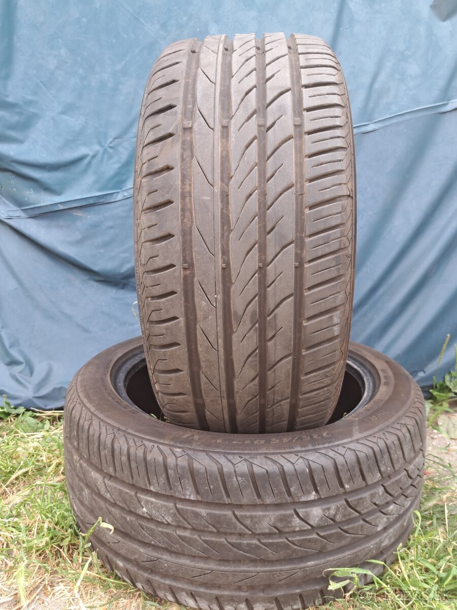 Ponúkame 2 letné pneumatiky Matador Hectora 235/45 R17