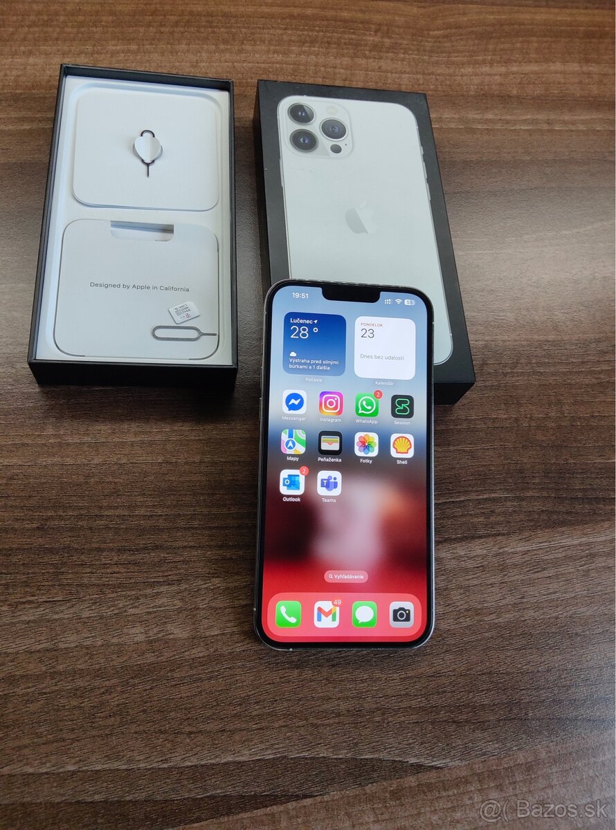 Vymením IPhone 13 Pro Max 128 Gb Silver