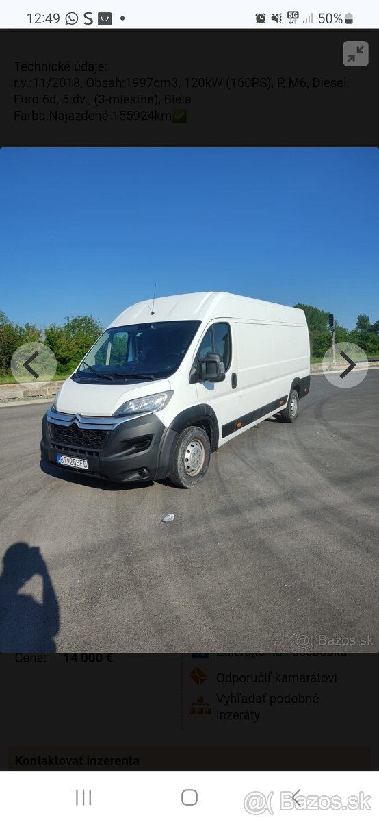 Citroën jumper 2018 120kw